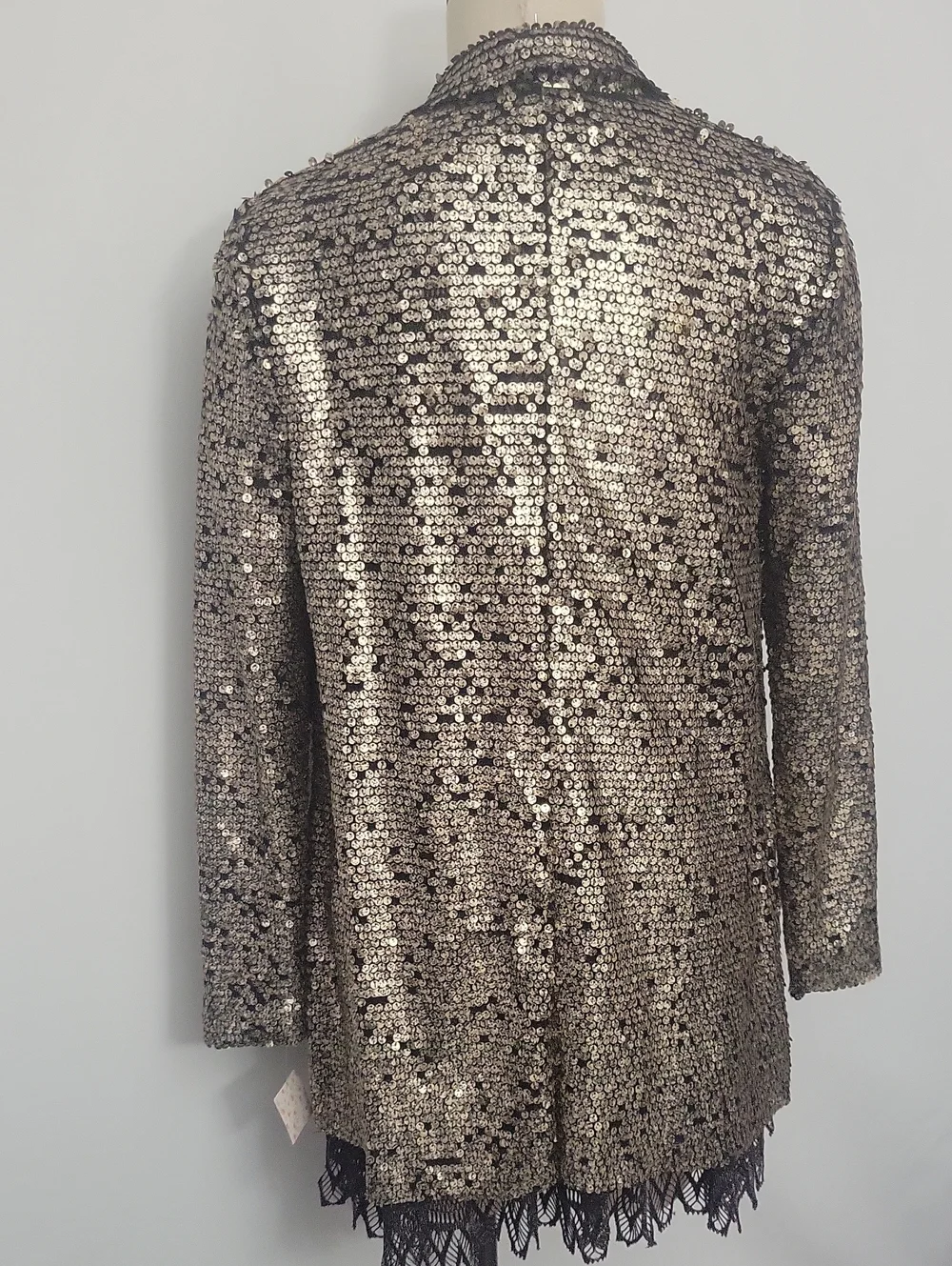 NWT Free People $268 Stardust Tarnished Sequin Jacket Size Small